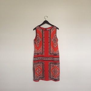 CARMEN ORANGE SLEEVELESS DRESS SIZE 12
